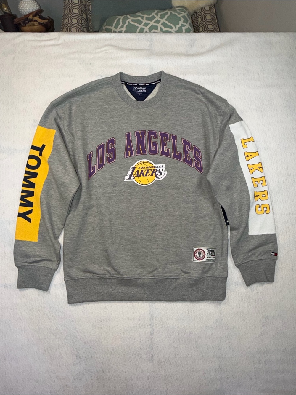 Tommy Hilfiger x LA Lakers Gray Crewneck Sweatshirt